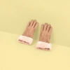 Winter warm gloves with thickened cold-proof touch screen knitted wool, suitable for both women and men details Picture